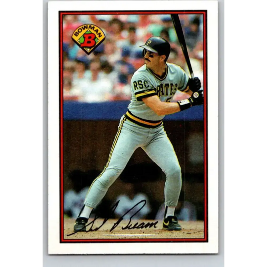1989 Bowman #419 Sid Bream NM-MT Pittsburgh Pirates Baseball Card