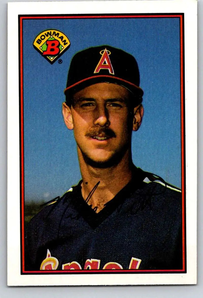 1989 Bowman #42 Mike Witt NM-MT California Angels Baseball Card - Baseball Card Single