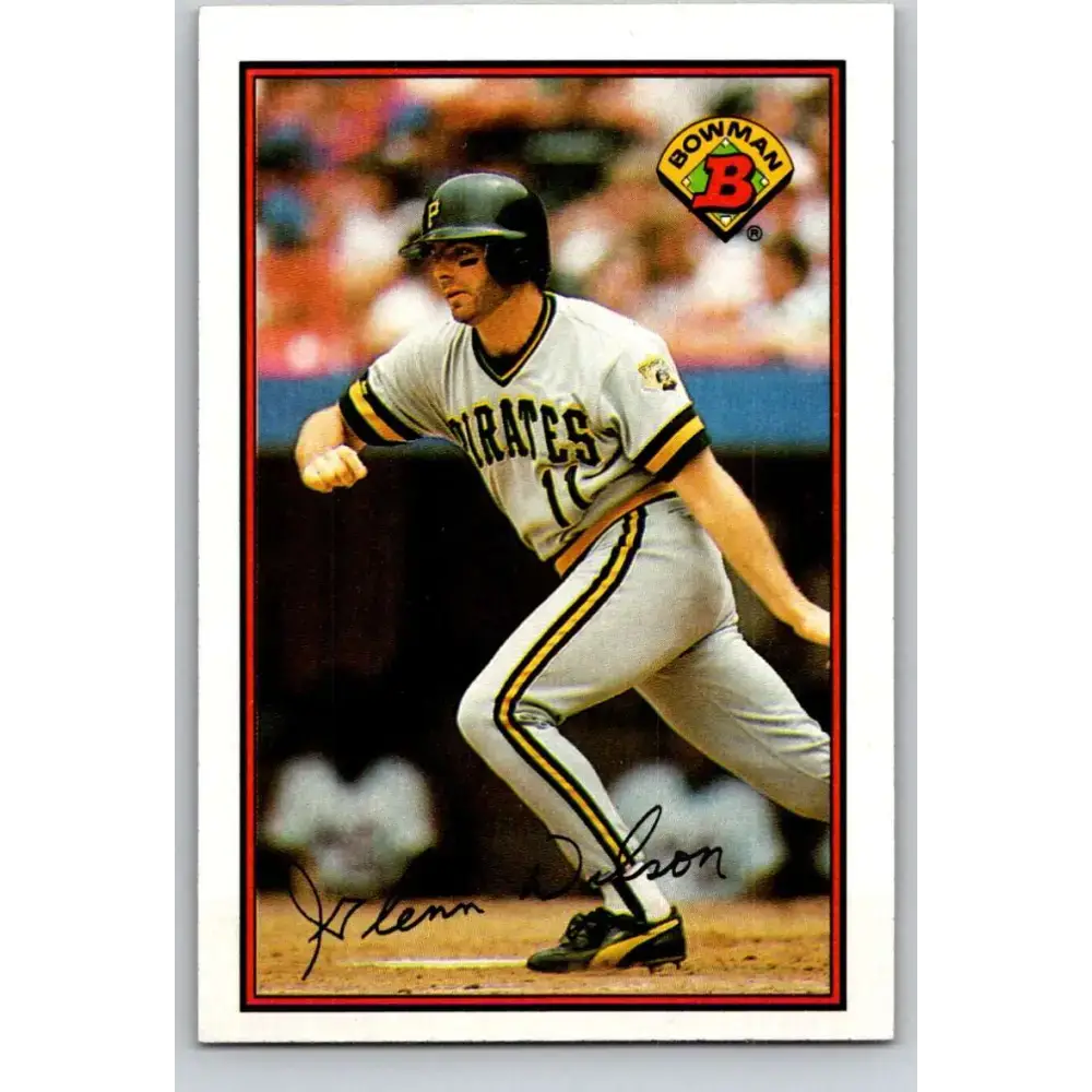1989 Bowman #423 Glenn Wilson NM-MT Pittsburgh Pirates Baseball Card
