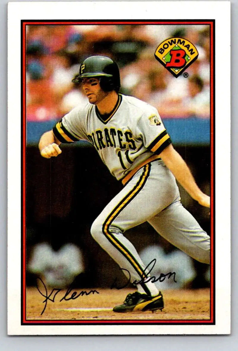 1989 Bowman #423 Glenn Wilson NM-MT Pittsburgh Pirates Baseball Card - Baseball Card Single