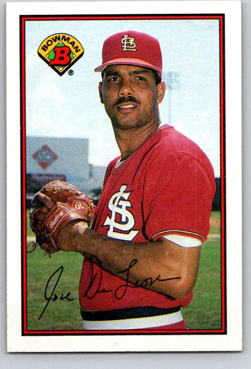 1989 Bowman #431 Jose DeLeon NM-MT St. Louis Cardinals Baseball Card - Baseball Card Single