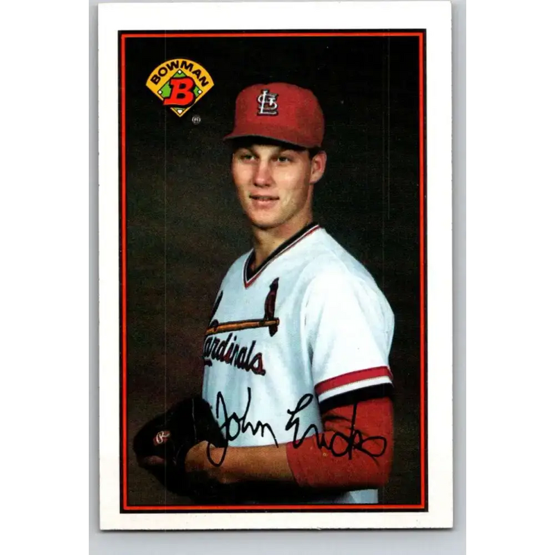 1989 Bowman #433 John Ericks NM-MT RC Rookie St. Louis Cardinals Baseball Card - Baseball Card Single