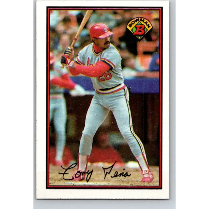 1989 Bowman #435 Tony Pena NM-MT St. Louis Cardinals Baseball Card - Baseball Card Single