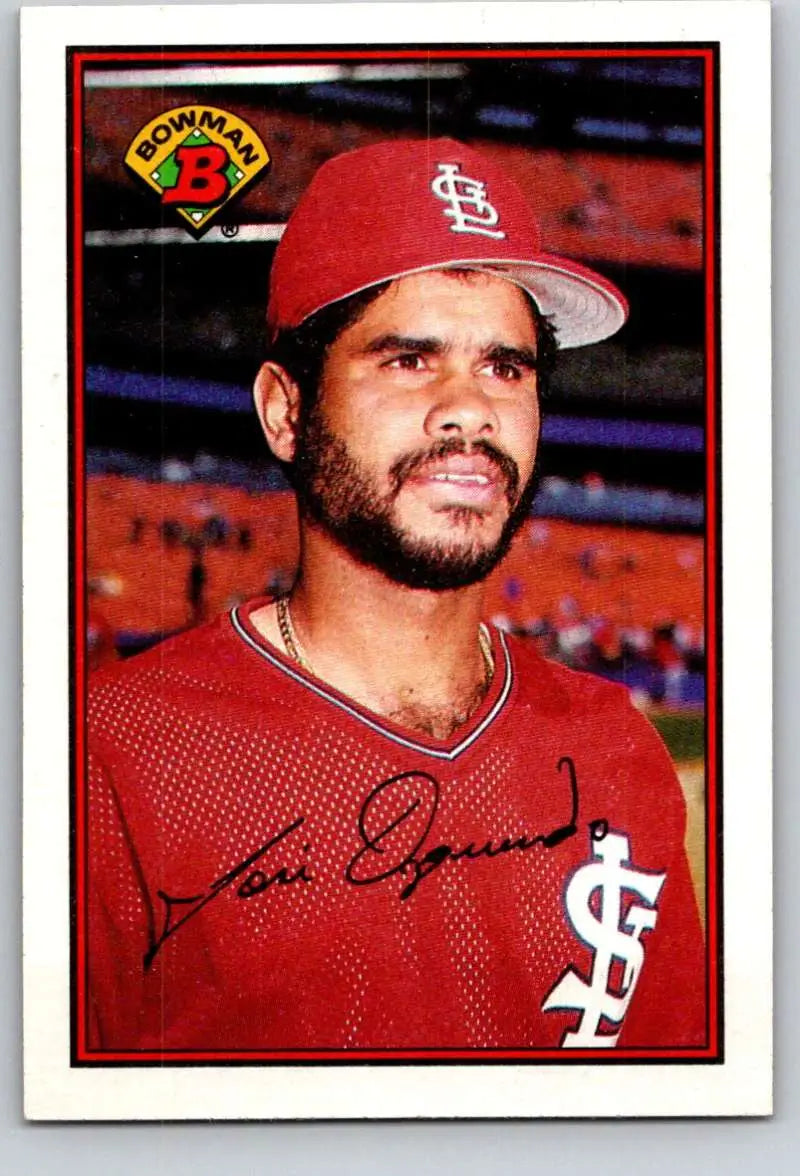 1989 Bowman #438 Jose Oquendo NM-MT St. Louis Cardinals Baseball Card - Baseball Card Single