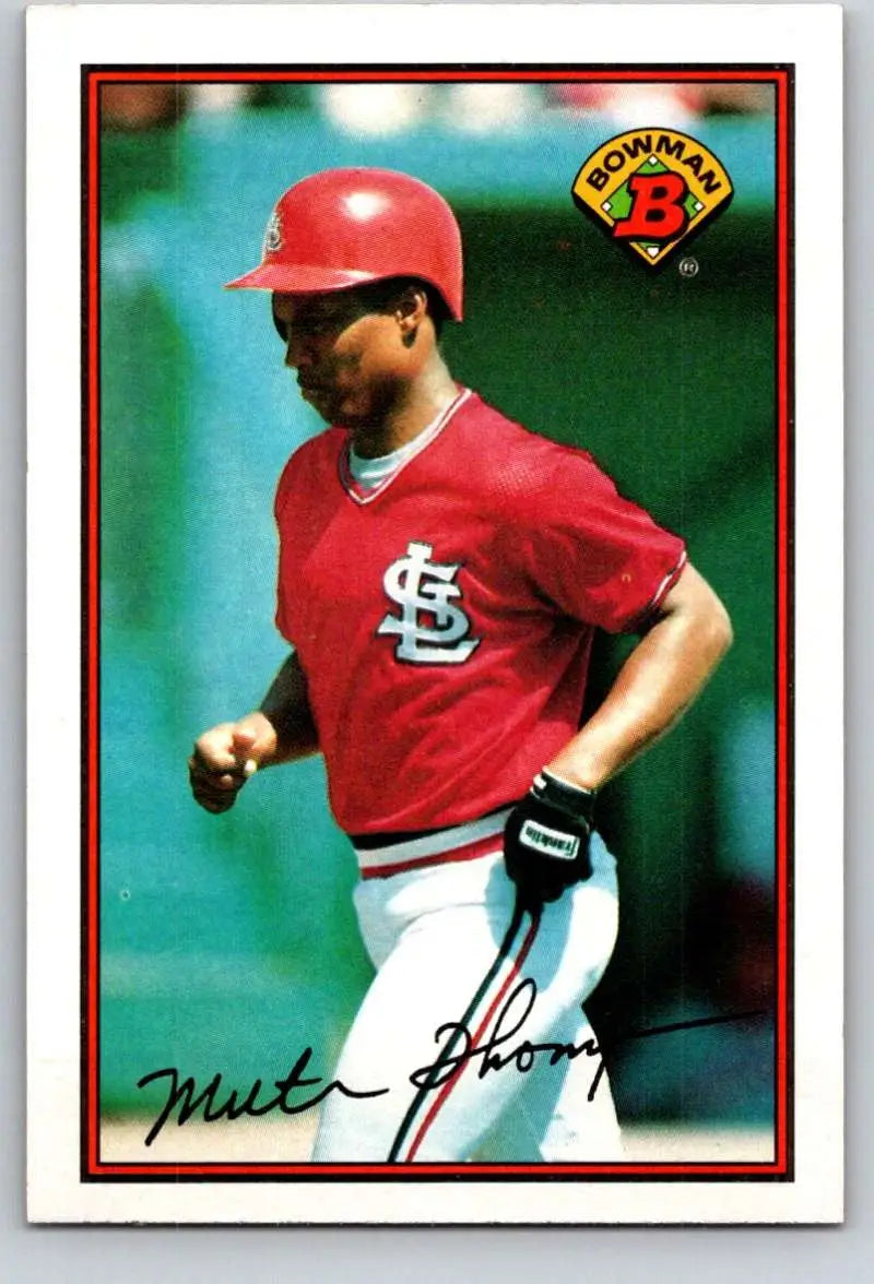 1989 Bowman #441 Milt Thompson NM-MT St. Louis Cardinals Baseball Card - Baseball Card Single