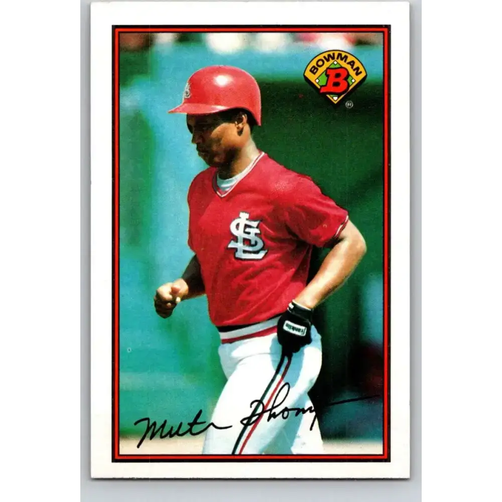 1989 Bowman #441 Milt Thompson NM-MT St. Louis Cardinals Baseball Card