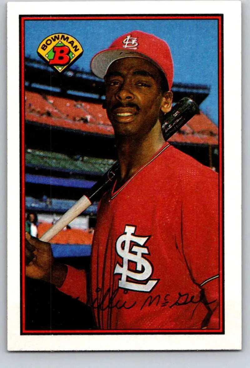 1989 Bowman #442 Willie McGee NM-MT St. Louis Cardinals Baseball Card - Baseball Card Single