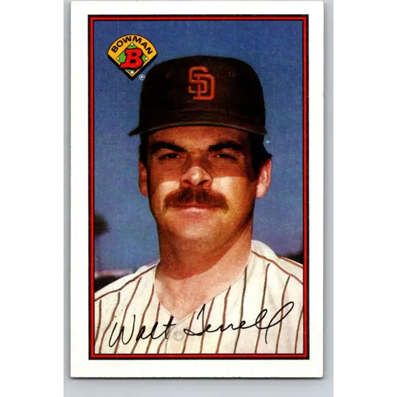 1989 Bowman #445 Walt Terrell NM-MT San Diego Padres Baseball Card - Baseball Card Single