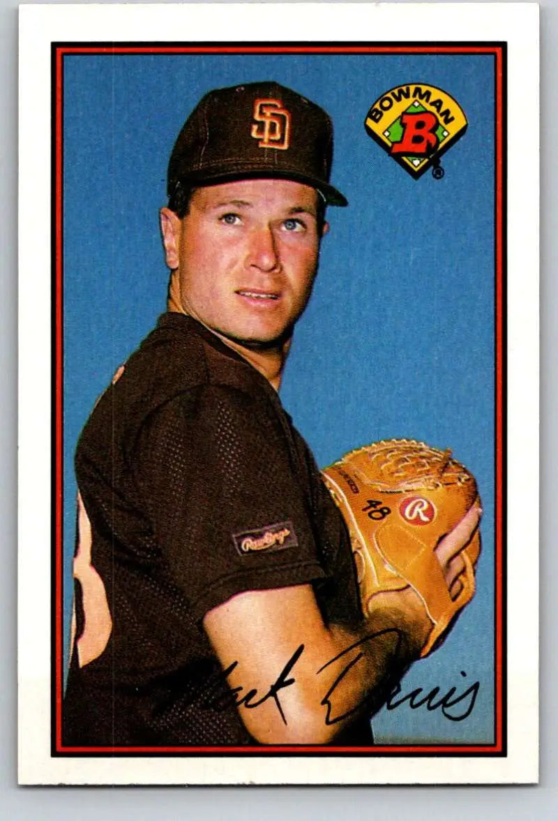 1989 Bowman #447 Mark Davis NM-MT San Diego Padres Baseball Card - Baseball Card Single