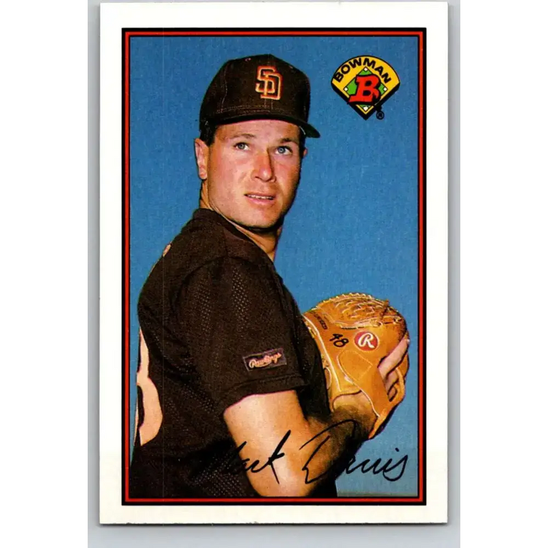 1989 Bowman #447 Mark Davis NM-MT San Diego Padres Baseball Card - Baseball Card Single