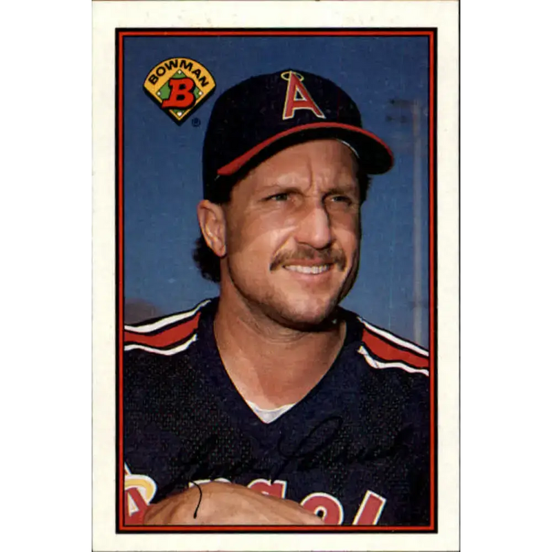 1989 Bowman #45 Lance Parrish NM-MT California Angels Baseball Card - Baseball Card Single