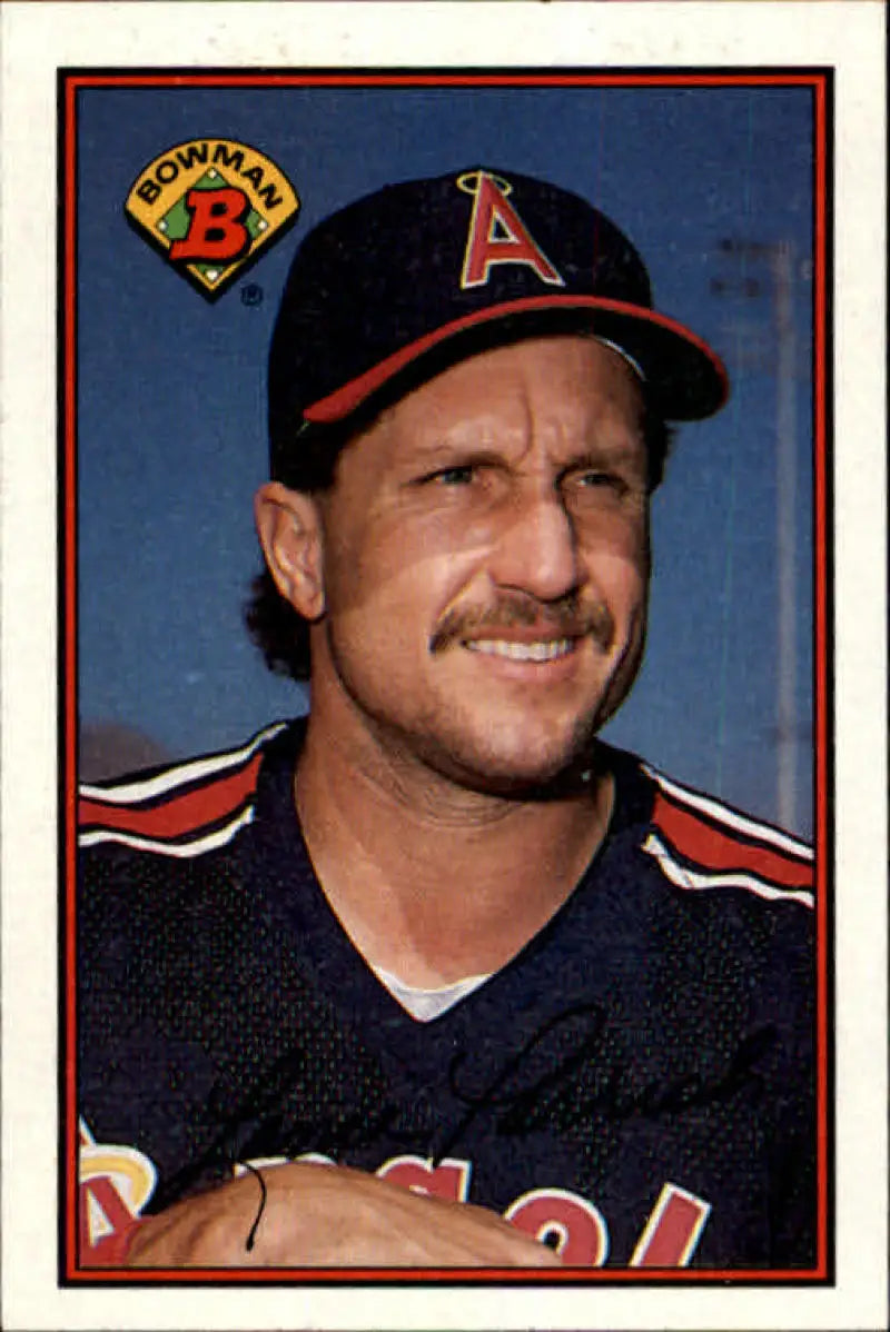 1989 Bowman #45 Lance Parrish NM-MT California Angels Baseball Card - Baseball Card Single