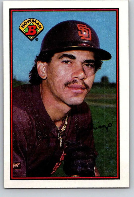 1989 Bowman #453 Benito Santiago NM-MT San Diego Padres Baseball Card - Baseball Card Single