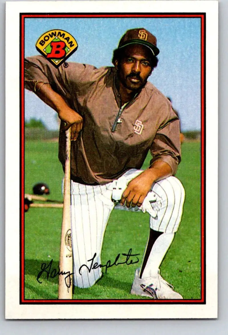 1989 Bowman #455 Garry Templeton NM-MT San Diego Padres Baseball Card - Baseball Card Single