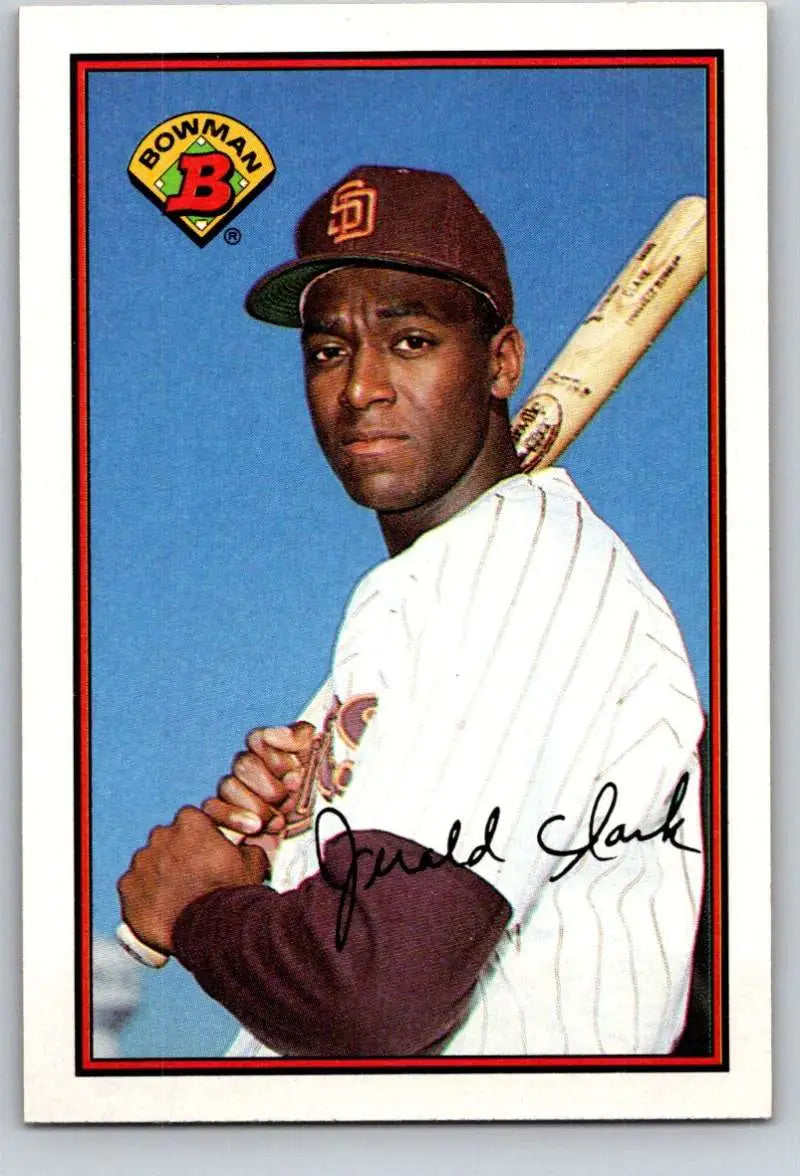 1989 Bowman #462 Jerald Clark NM-MT RC Rookie San Diego Padres Baseball Card - Baseball Card Single