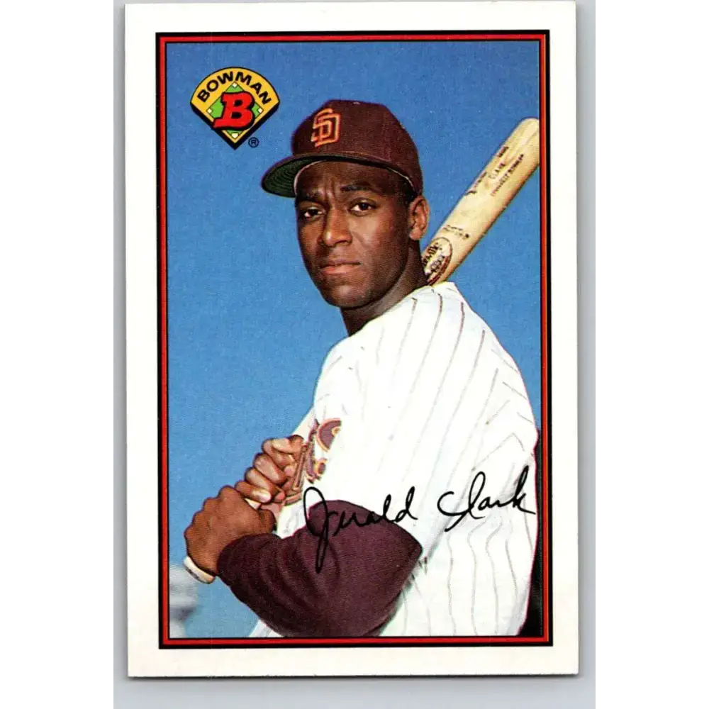 1989 Bowman #462 Jerald Clark NM-MT RC Rookie San Diego Padres Baseball Card - Baseball Card Single