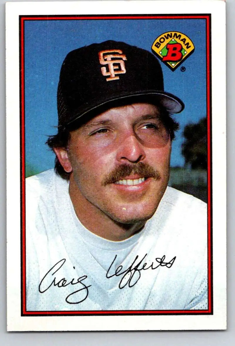1989 Bowman #464 Craig Lefferts NM-MT San Francisco Giants Baseball Card - Baseball Card Single