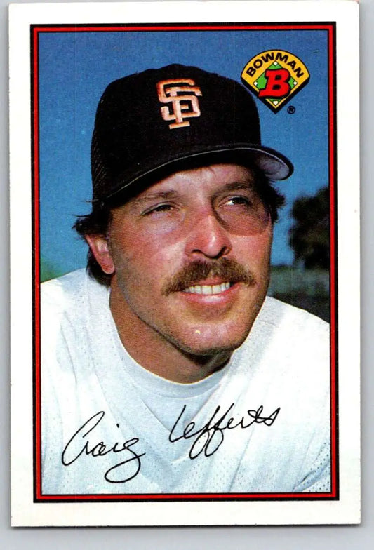 1989 Bowman #464 Craig Lefferts NM-MT San Francisco Giants Baseball Card - Baseball Card Single