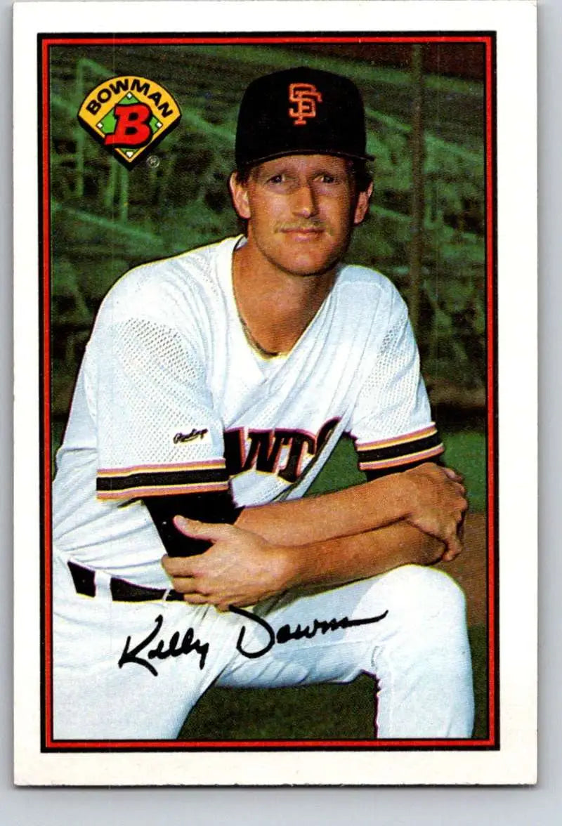 1989 Bowman #465 Kelly Downs NM-MT San Francisco Giants Baseball Card - Baseball Card Single