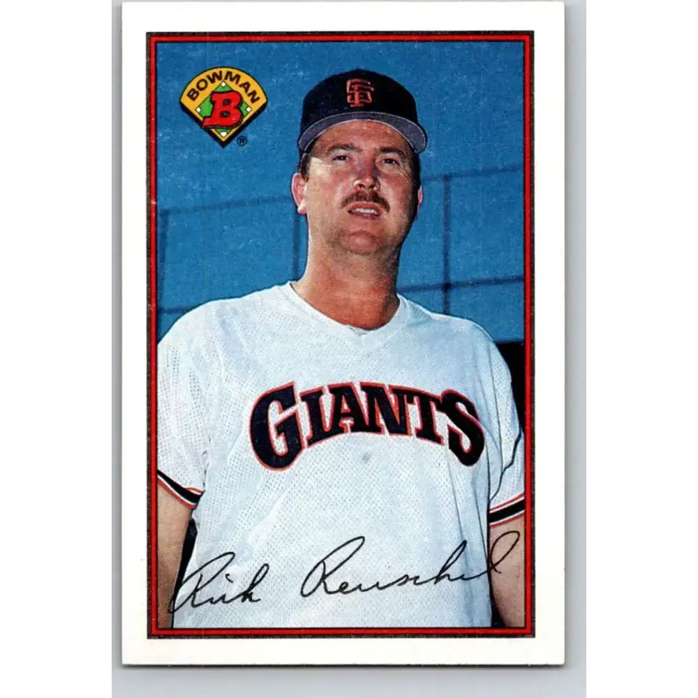 1989 Bowman #466 Rick Reuschel NM-MT San Francisco Giants Baseball Card