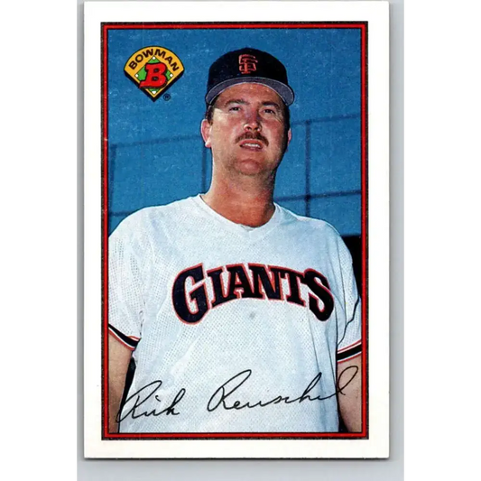 1989 Bowman #466 Rick Reuschel NM-MT San Francisco Giants Baseball Card