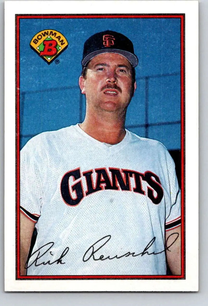 1989 Bowman #466 Rick Reuschel NM-MT San Francisco Giants Baseball Card - Baseball Card Single