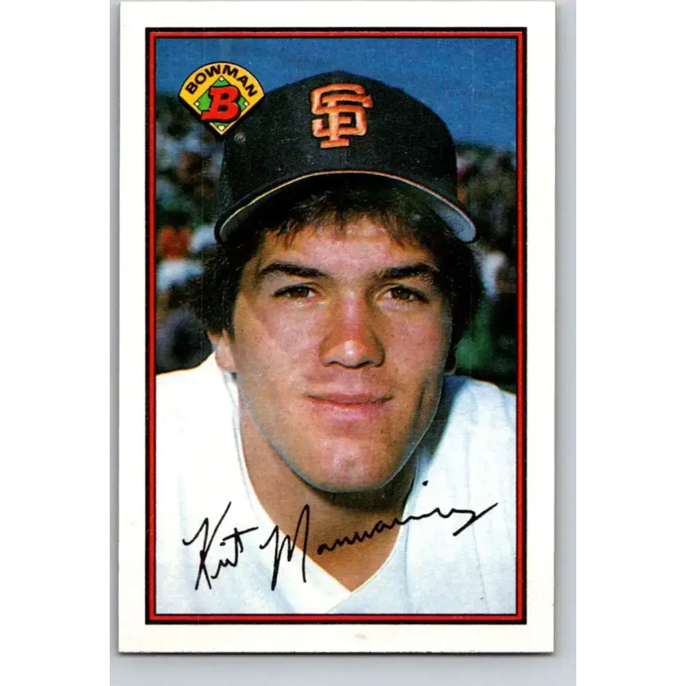1989 Bowman #469 Kirt Manwaring NM-MT San Francisco Giants Baseball Card
