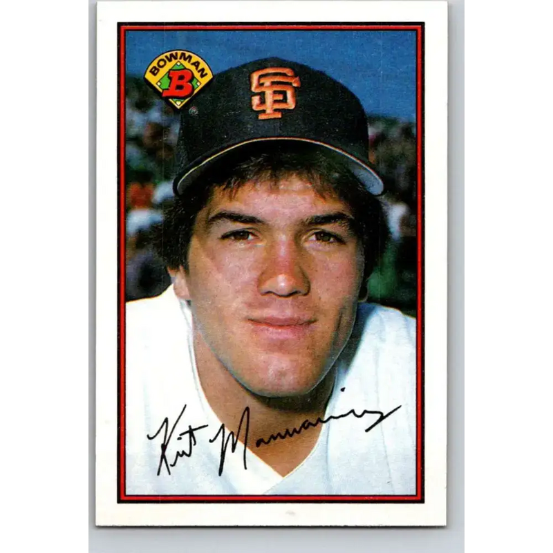1989 Bowman #469 Kirt Manwaring NM-MT San Francisco Giants Baseball Card - Baseball Card Single