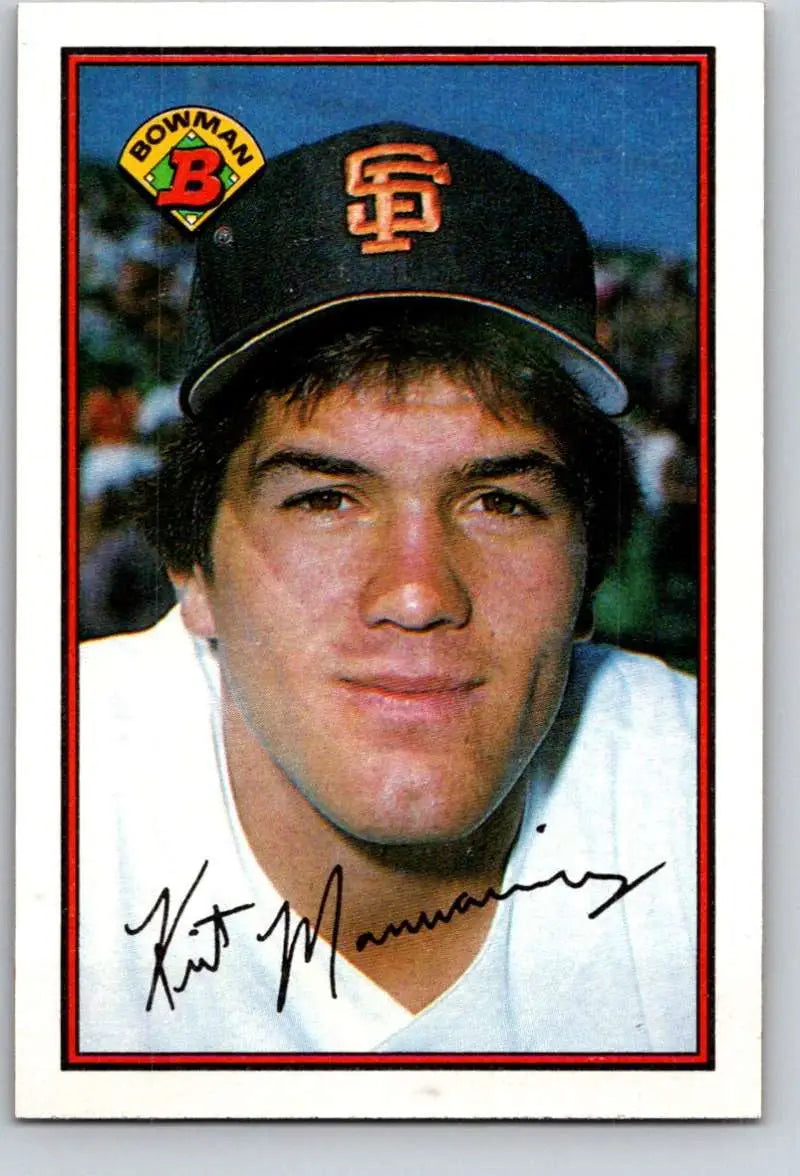 1989 Bowman #469 Kirt Manwaring NM-MT San Francisco Giants Baseball Card - Baseball Card Single