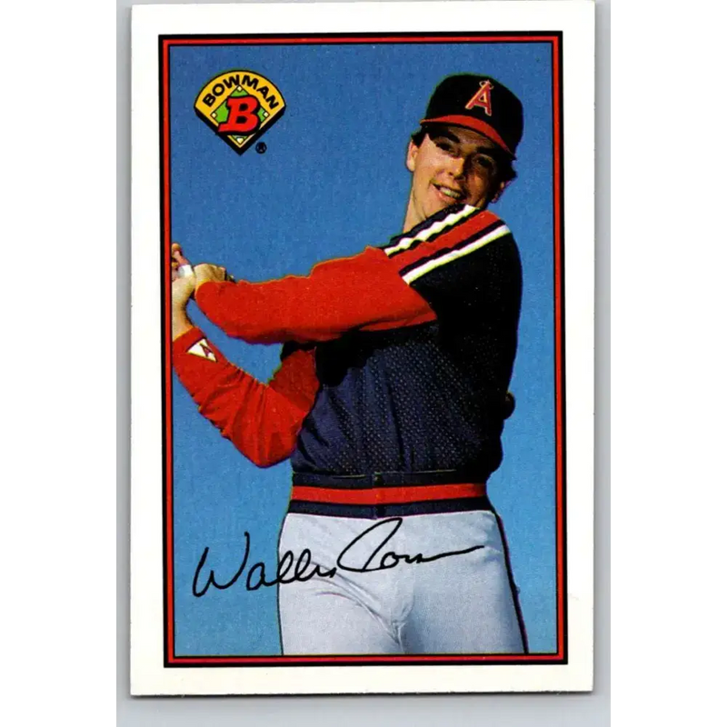 1989 Bowman #47 Wally Joyner NM-MT California Angels Baseball Card - Baseball Card Single