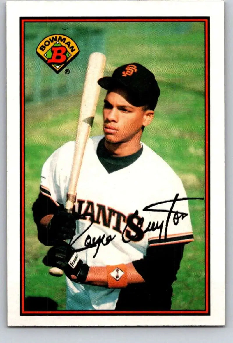 1989 Bowman #472 Royce Clayton NM-MT RC Rookie San Francisco Giants Baseball Card - Baseball Card Single