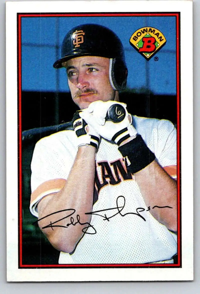 1989 Bowman #473 Robby Thompson NM-MT San Francisco Giants Baseball Card - Baseball Card Single