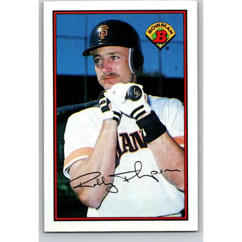 1989 Bowman #473 Robby Thompson NM-MT San Francisco Giants Baseball Card - Baseball Card Single