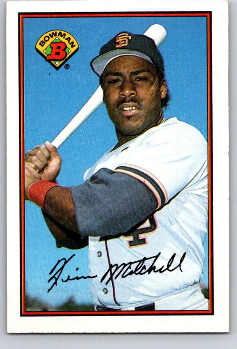 1989 Bowman #474 Kevin Mitchell NM-MT San Francisco Giants Baseball Card - Baseball Card Single