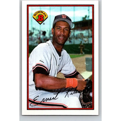 1989 Bowman #475 Ernest Riles NM-MT San Francisco Giants Baseball Card