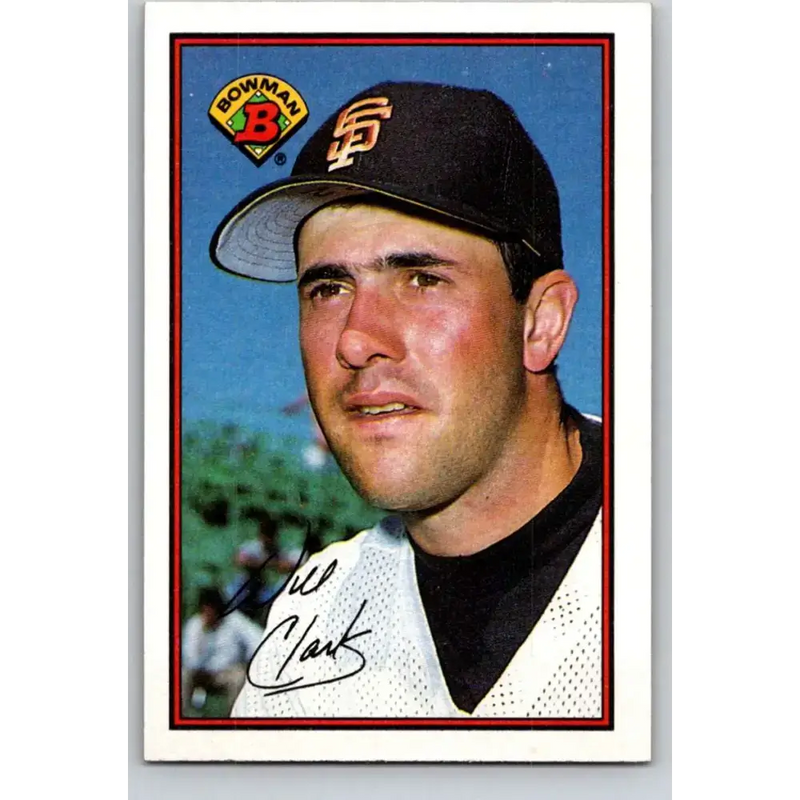 1989 Bowman #476 Will Clark NM-MT San Francisco Giants Baseball Card - Baseball Card Single