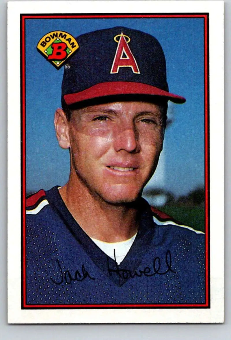 1989 Bowman #48 Jack Howell NM-MT California Angels Baseball Card - Baseball Card Single