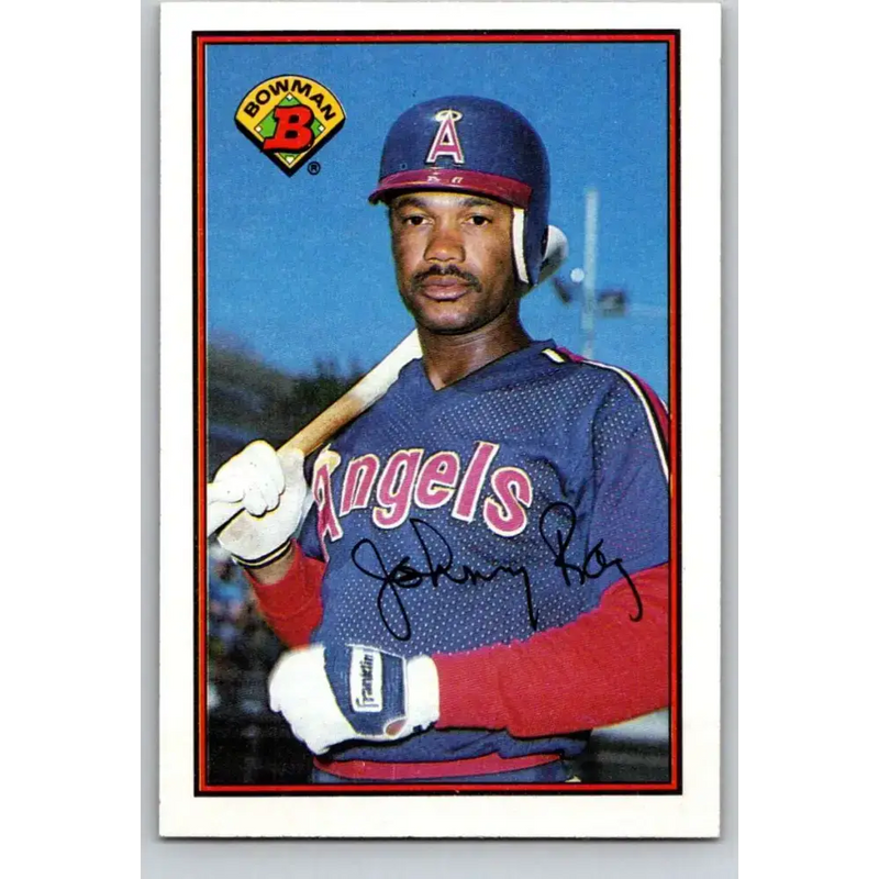 1989 Bowman #49 Johnny Ray NM-MT California Angels Baseball Card - Baseball Card Single