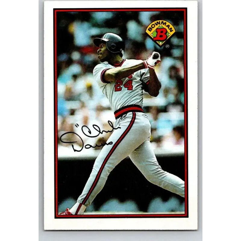 1989 Bowman #50 Chili Davis NM-MT California Angels Baseball Card - Baseball Card Single