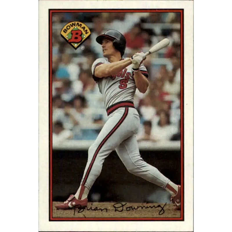 1989 Bowman #53 Brian Downing NM-MT California Angels Baseball Card - Baseball Card Single