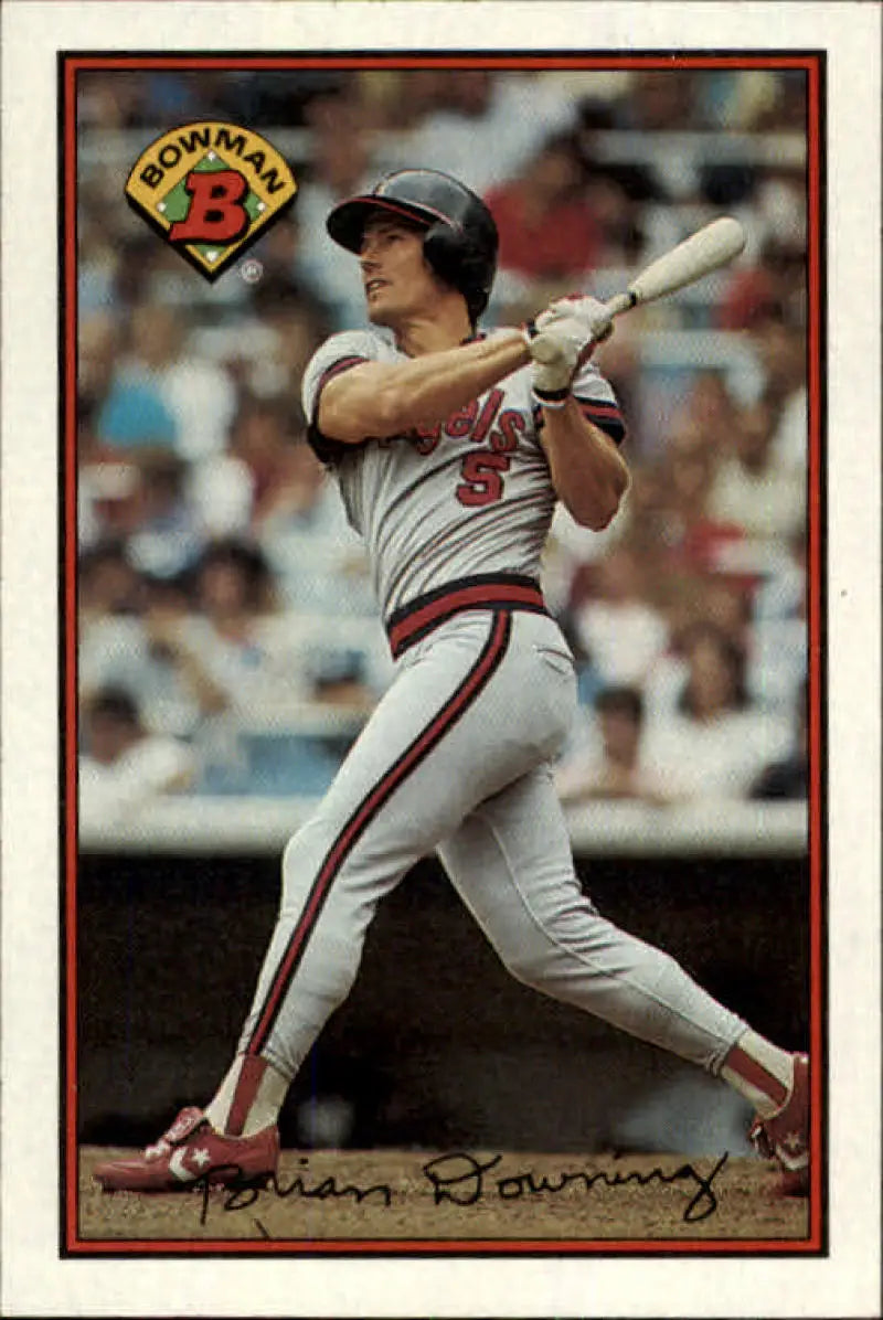 1989 Bowman #53 Brian Downing NM-MT California Angels Baseball Card - Baseball Card Single