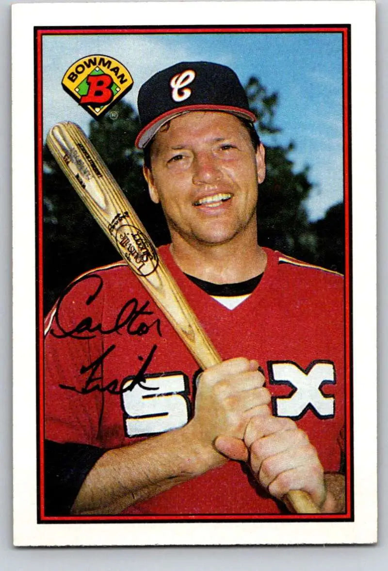 1989 Bowman #62 Carlton Fisk NM-MT Chicago White Sox Baseball Card - Baseball Card Single