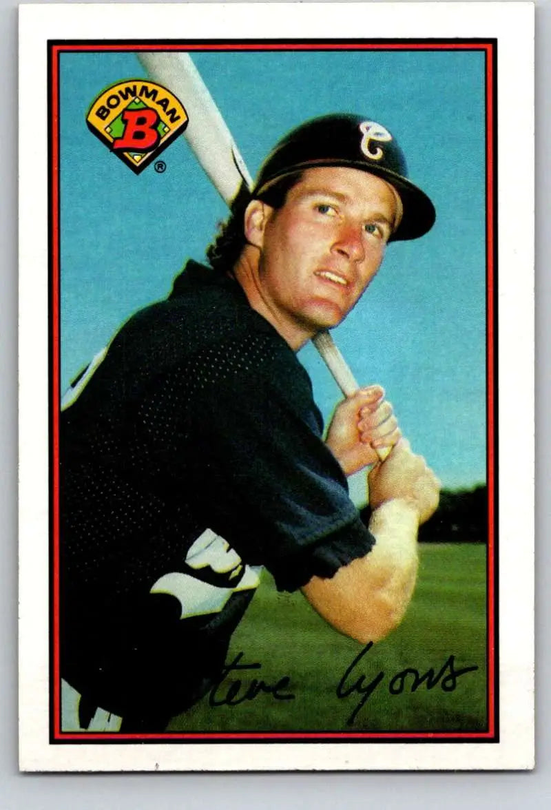 1989 Bowman #63 Steve Lyons NM-MT Chicago White Sox Baseball Card - Baseball Card Single