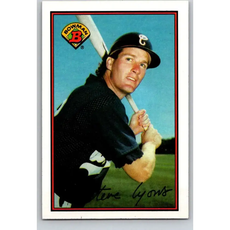 1989 Bowman #63 Steve Lyons NM-MT Chicago White Sox Baseball Card - Baseball Card Single
