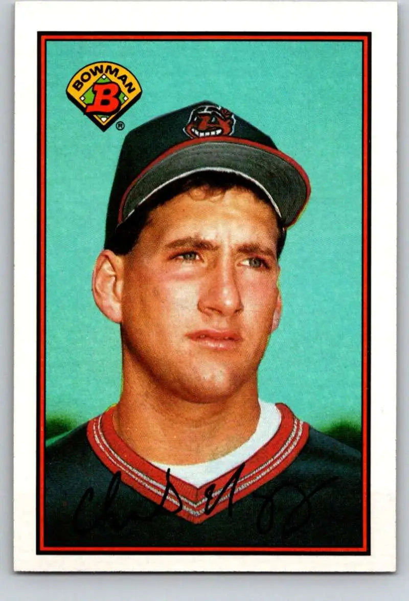 1989 Bowman #73 Charles Nagy NM-MT RC Rookie Cleveland Indians Baseball Card - Baseball Card Single