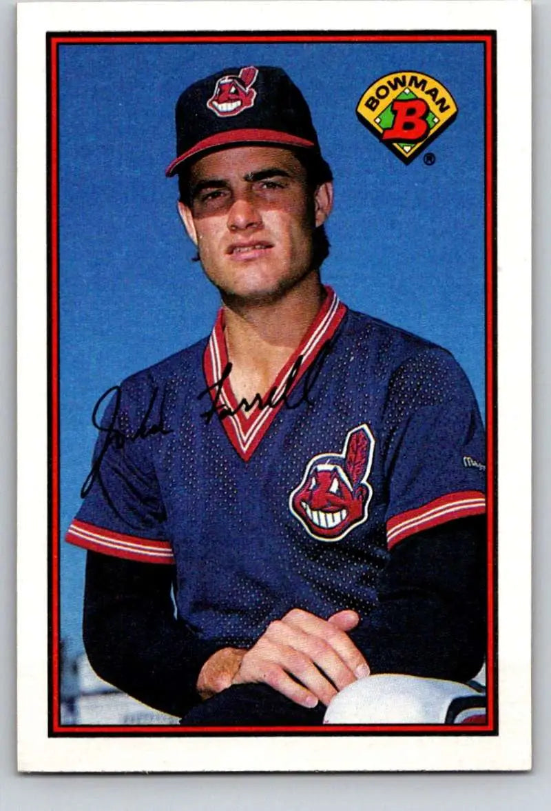 1989 Bowman #74 John Farrell NM-MT Cleveland Indians Baseball Card - Baseball Card Single