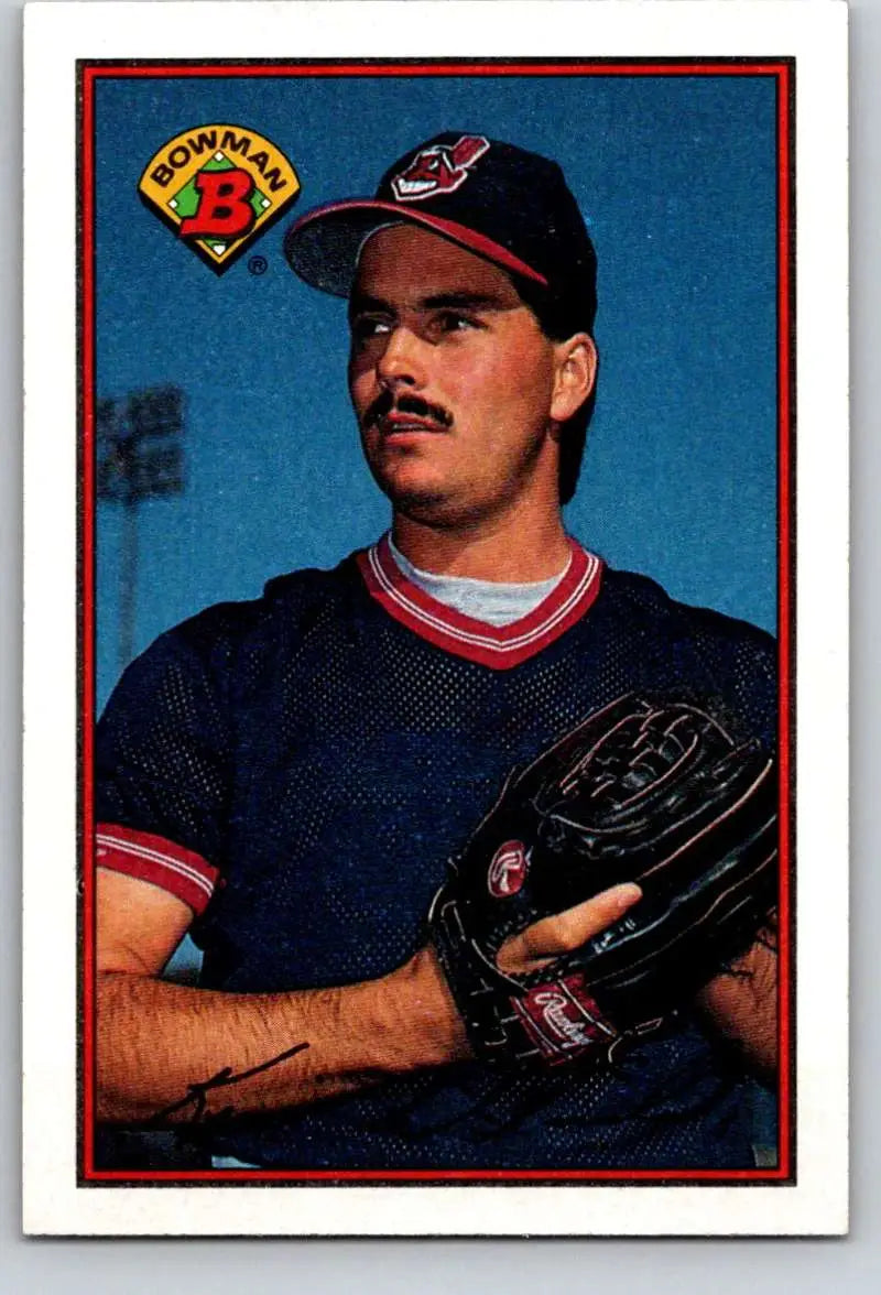 1989 Bowman #75 Kevin Wickander NM-MT Cleveland Indians Baseball Card - Baseball Card Single