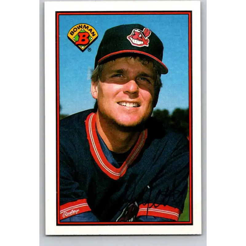 1989 Bowman #79 Rich Yett NM-MT Cleveland Indians Baseball Card - Baseball Card Single