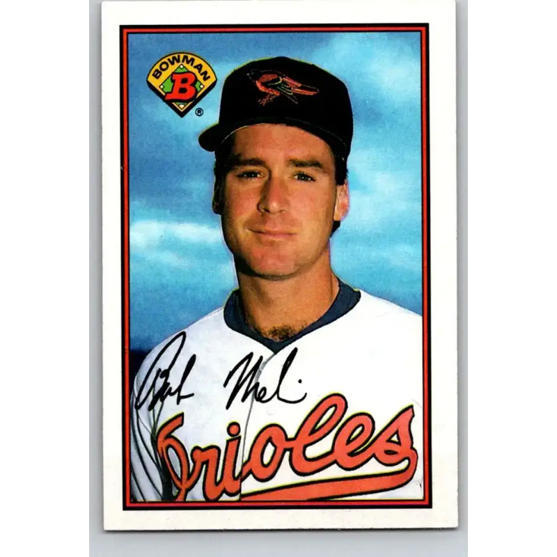 1989 Bowman #8 Bob Melvin NM-MT Baltimore Orioles Baseball Card - Baseball Card Single