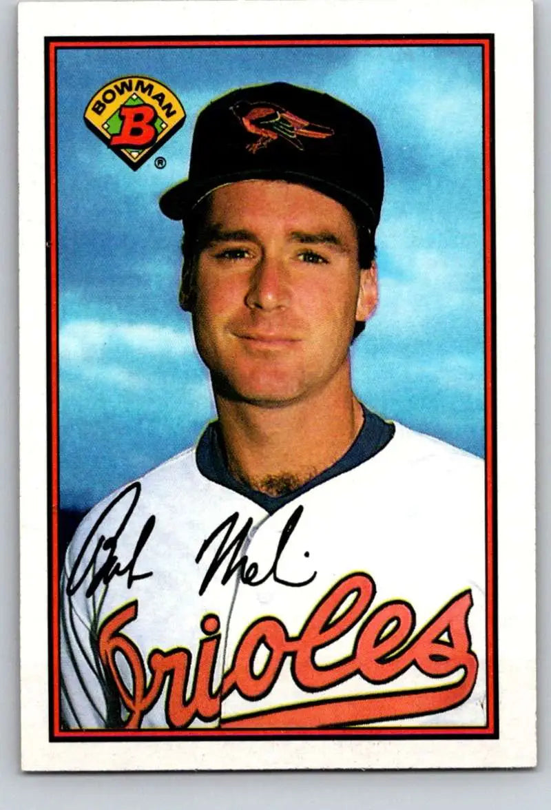 1989 Bowman #8 Bob Melvin NM-MT Baltimore Orioles Baseball Card - Baseball Card Single